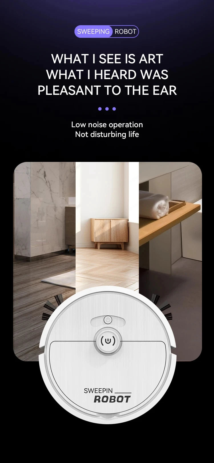 Xiaomi Electric Sweeper Home Smart Sweeping Robot Wet and Dry Remote Control Sweeper Suitable for Carpeted Bedrooms - Asthetiss