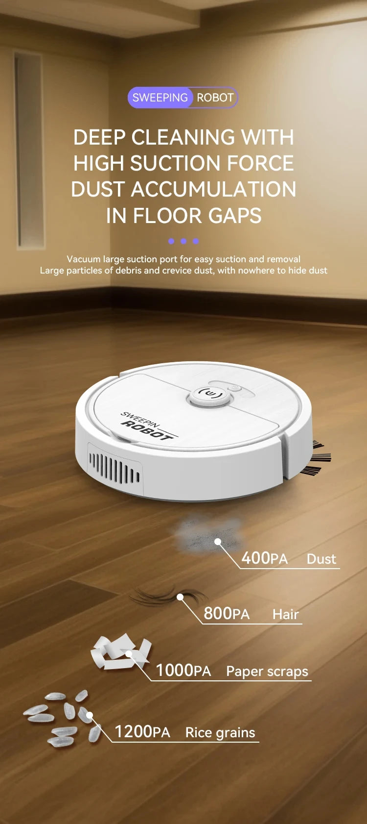 Xiaomi Electric Sweeper Home Smart Sweeping Robot Wet and Dry Remote Control Sweeper Suitable for Carpeted Bedrooms - Asthetiss