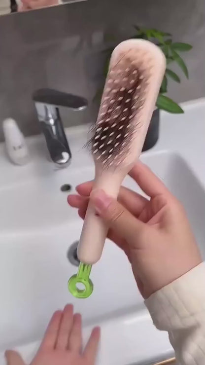 Self-cleaning Anti-static Massage Comb for Adults and Kids